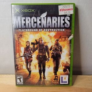 XBOX Mercenaries Playground Of Destruction w/ Booklet